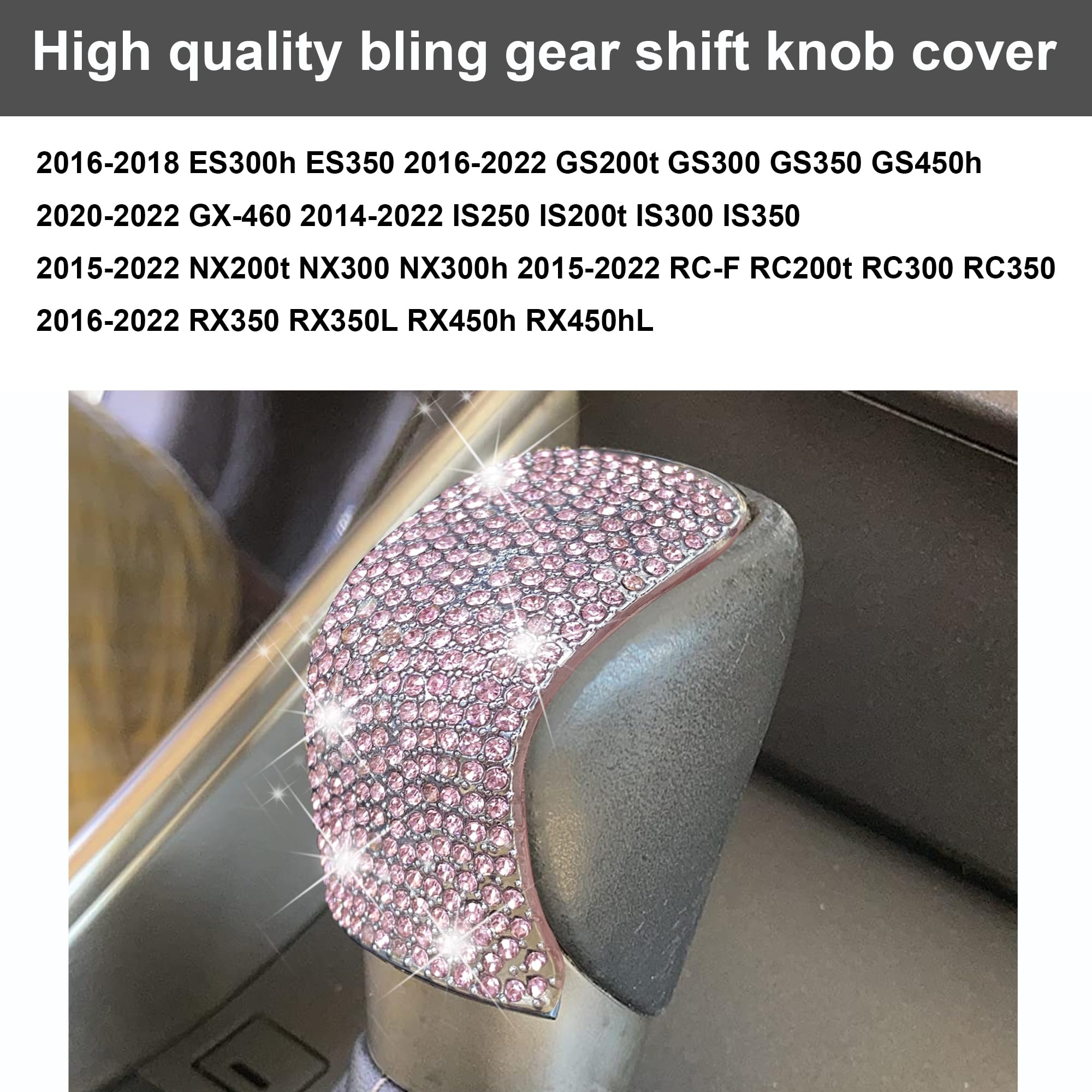 Amazon.com: Zhizhong Bling Shift Gear Lever Accessories Fit